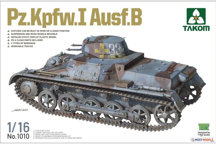 1:16 Takom 1010 Pz.Kpfw.I Ausf.B - Tak1010 1 - TAK1010