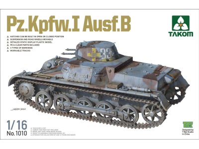 1:16 Takom 1010 Pz.Kpfw.I Ausf.B - Tak1010 - TAK1010