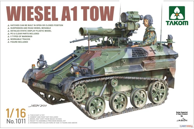 1:16 Takom 1011 Wiesel A1 TOW Tank - Tak1011 1 - TAK1011