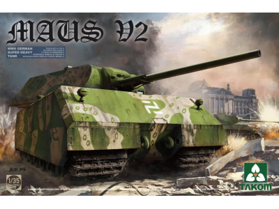 1:35 Takom 2050 WWII German Super Heavy Tank Maus V2 - Tak2050 - TAK2050