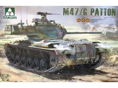 1:35 Takom 2070 US Medium Tank M47/G Patton - 2in1 - Tak2070 - TAK2070