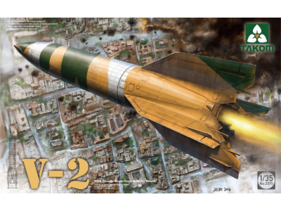 1:35 Takom 2075 V-2 WWII German Single Stage Ballistic Missile - Tak2075 - TAK2075