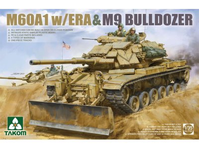 1:35 Takom 2142 M60A1 w/ERA&M9 Bulldozer - Tak2142 takom - TAK2142