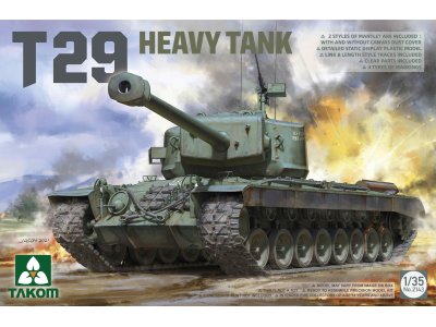 1:35 Takom 2143 U.S. Heavy Tank T29  - Tak2143 takom - TAK2143