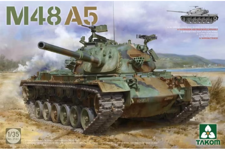 1:35 Takom 2161 M48A5 Tank - Tak2161 1 - TAK2161