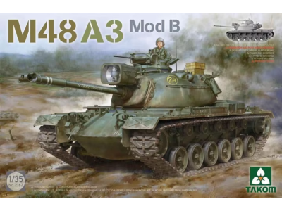 1:35 Takom 2162 M48A3 - Mod B Tank - Tak2162 - TAK2162