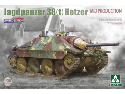 1:35 Takom 2171X Jagdpanzer 38(t) Hetzer Mid Production - Limited Edition - Tak2171x - TAK2171X