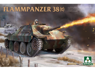 1:35 Takom 2180 Jagdpanzer Flammpanzer 38(t) - Tak2180 - TAK2180