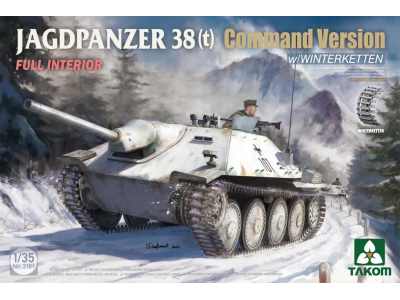1:35 Takom 2181 Jagdpanzer 38(t) Command Version with Full Interior - Tak2181 - TAK2181