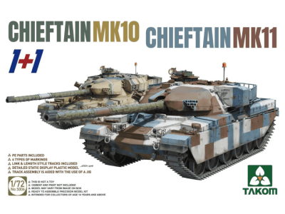 1:72 Takom 5006 Chieftain MK 10 & Chieftain MK 11 (1+1) - Tak5006 - TAK5006