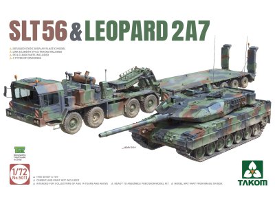 1:72 Takom 5011 SLT56 & Leopard 2A7 Tank - Tak5011 takom slt leopard tank - TAK5011