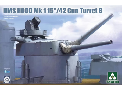 1:72 Takom 5020 HMS Hood 15inch/42 Mk1 Gun Turret B - Tak5020 - TAK5020