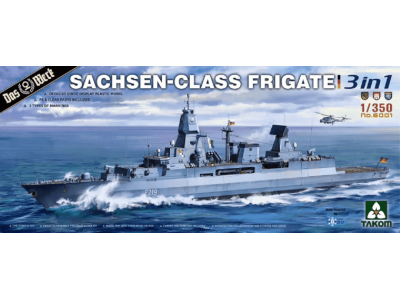 1:350 Takom & Das werk 6001 Sachsen-Class Frigate Ship - Tak6001 das werk takom - TAK6001