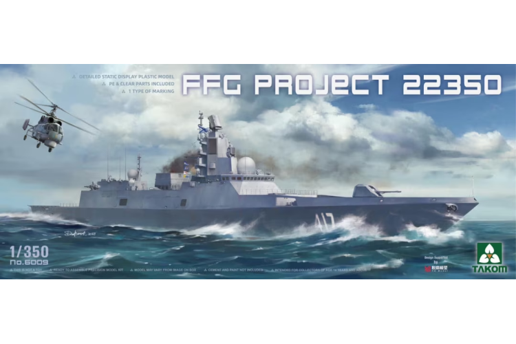 1:350 Takom 6009 Frigate Admiral Gorschkov-class - FFG Project 22350 - Tak6009 - TAK6009