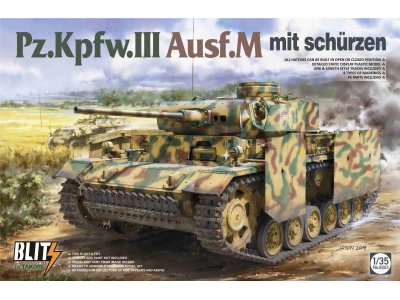 1:35 Takom 8002 Pz.Kpfw.III Ausf.M mit Schürzen - Tak8002 - TAK8002