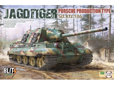 1:35 Takom 8003 Jagdtiger Porsche Prod. Type Sd.Kfz.186 - Tak8003 - TAK8003