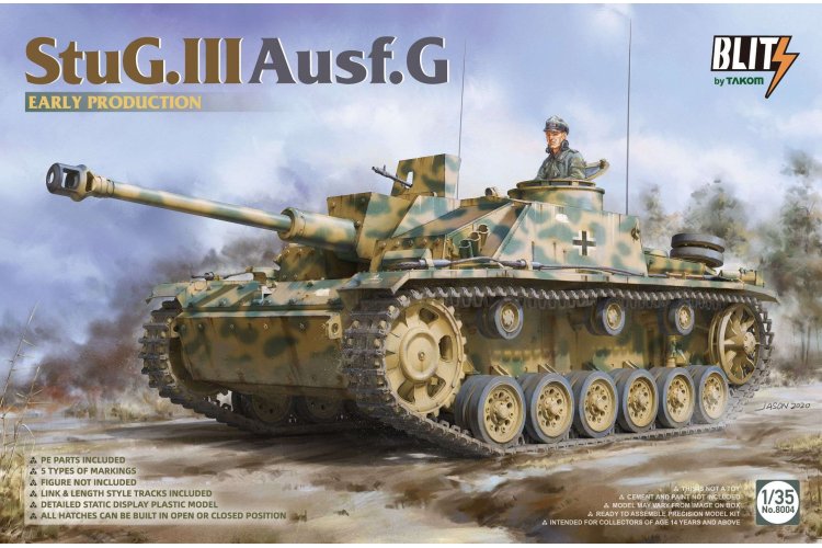 1:35 Takom 8004 Sturmgeschütz III Ausf. G Early Production - Tak8004 1 - TAK8004