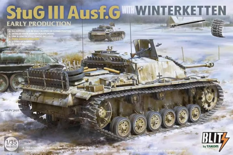 1:35 Takom 8010 StuG III Ausf.G with Winterketten - Early Production - Tak8010 1 - TAK8010