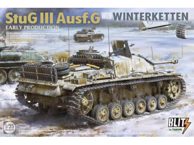 1:35 Takom 8010 StuG III Ausf.G with Winterketten - Early Production - Tak8010 - TAK8010