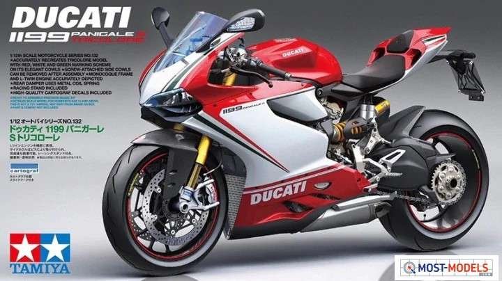 1:12 Tamiya 14132 Ducati 1199 Panigale S Tricolore - Tam14132 1 - TAM14132