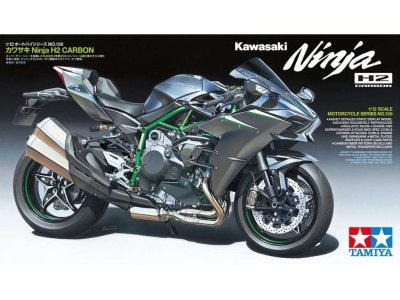 1:12 Tamiya 14136 Kawasaki Ninja H2 Carbon - Tam14136 - TAM14136