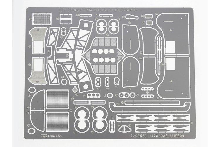 1:20 Tamiya 20058 Tyrrell P34 Six Wheeler - 1976 Japan GP - Tam20058 7 - TAM20058