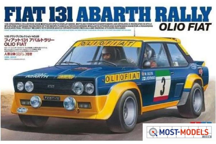 1:20 Tamiya 20069 Fiat 131 Abarth Rally Olio - Tam20069 2 - TAM20069