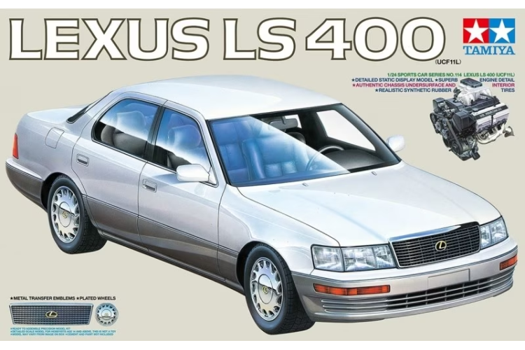 1:24 Tamiya 24114 Lexus LS400 - UCF11L - Tam24114 - TAM24114