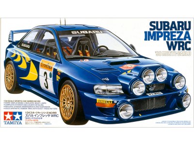 1:24 Tamiya 24199 Subaru Impreza WRC - 1998 Monte Carlo - Tam24199 - TAM24199