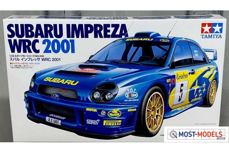 1:24 Tamiya 24240 Subaru Impreza WRC 2001 - Tam24240a 1 - TAM24240