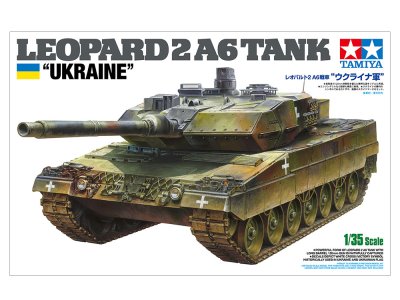 1:35 Tamiya 25207 Leopard 2A6 Tank - Ukraine - Tam25207 - TAM25207