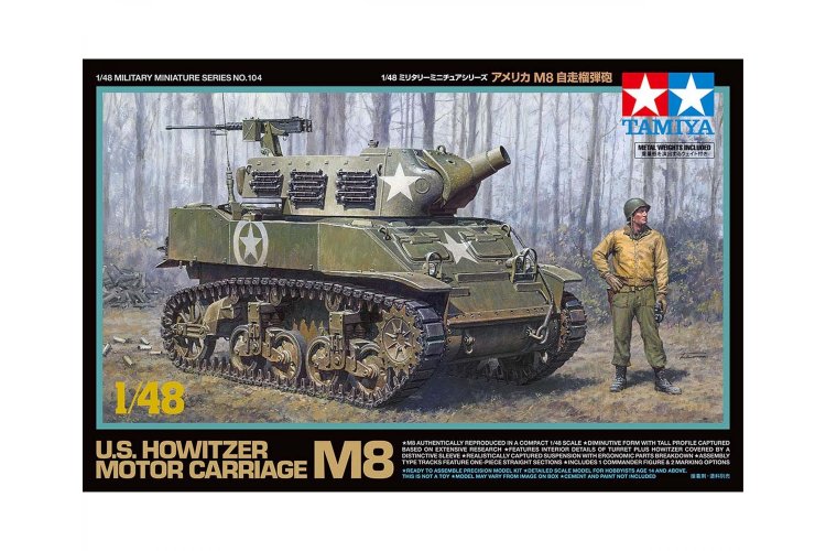 1:48 Tamiya 32604 U.S. Howitzer Motor Carriage M8 - Tam32604 1 - TAM32604