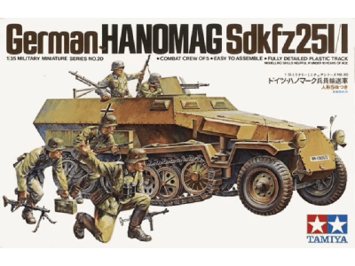 1:35 Tamiya 35020 WWII Sdkfz.251/1 Halft. Hanomag - Tam35020 2 - TAM35020