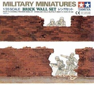 1:35 Tamiya 35028 Diorama-Set Brick Wall - Tam35028 - TAM35028-XS