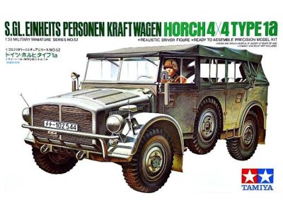 1:35 Tamiya 35052 German Horch 4x4 Type1A Vehicle - Tam35052 - TAM35052