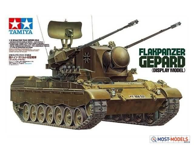 1:35 Tamiya 35099 BW Flak-Panzer Gepard with 1 Figure - Tam35099 1 - TAM35099