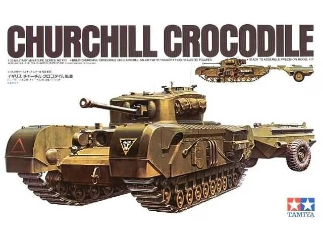 1:35 Tamiya 35100 Churchill Crocodile - Build for Churchill Crocodile or Churchill Mk VII - Tam35100 1 - TAM35100