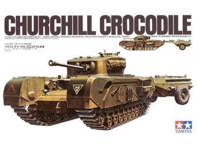 1:35 Tamiya 35100 Churchill Crocodile - Build for Churchill Crocodile or Churchill Mk VII - Tam35100 - TAM35100
