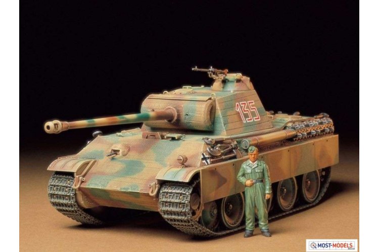 1:35 Tamiya 35170 German SdKfz.171 Panther Aus.G Ea. w/1 Figure - Tam35170 2 - TAM35170