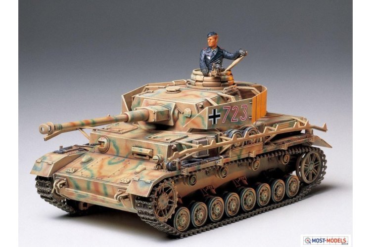 1:35 Tamiya 35181 German SdKfz.161/2 Panzer IV J with 1 Figure - Tam35181 2 - TAM35181