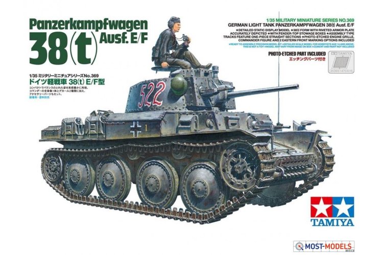 1:35 Tamiya 35369 38(t) Ausf.E/F Tank - Tam35369 1 - TAM35369