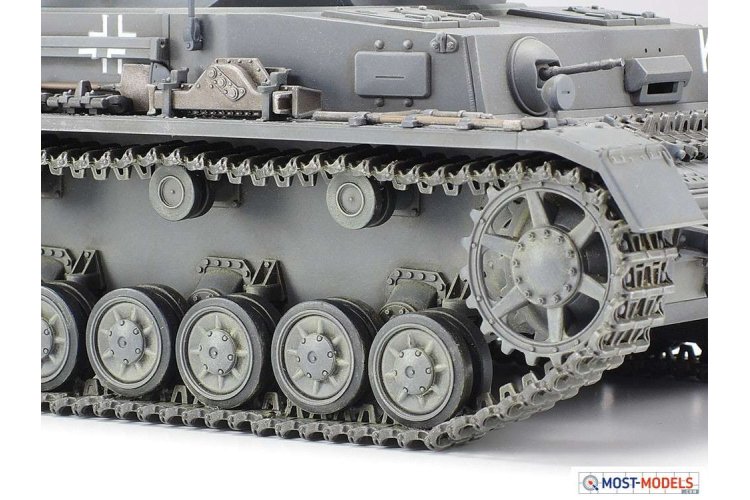 1:35 Tamiya 35374 German Panzerkampfwagen Battle Tank IV F L24/75mm - Tam35374 4 - TAM35374