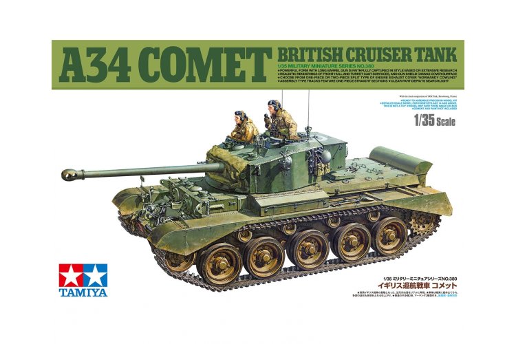 1:35 Tamiya 35380 A34 Comet British Cruiser Tank - Tam35380 1 35 brit tank comet a34 300035380 en 01 1 - TAM35380