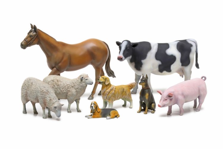 1:35 Tamiya 35385 Diorama Livestock - Set II - Tam35385 2 - TAM35385