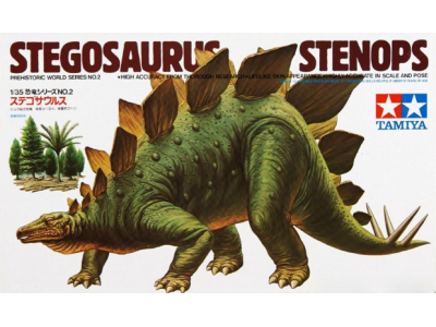 1:35 Tamiya 60202 Stegosaurus Stenops - Prehistoric World Series NO.2 - Tam60202 - TAM60202