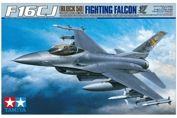 1:32 Tamiya 60315 F-16CJ (Block 50) Fighting Falcon Plane - Tam60315 3 - TAM60315