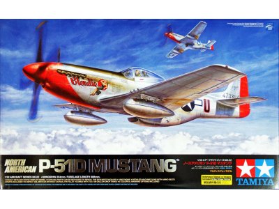 1:32 Tamiya 60322 North American P-51D Mustang  - Tam60322front - TAM60322