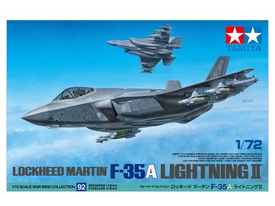 1:72 Tamiya 60792 Lockheed Martin F-35A Lightning II - Tam60792 - TAM60792