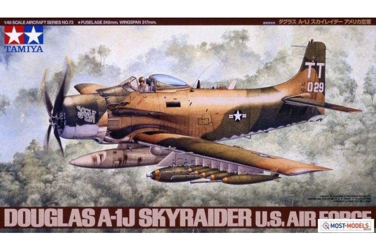 1:48 Tamiya 61073 WWII Douglas A-1J Skyrider USAF - Tam61073 1 - TAM61073