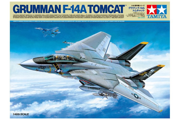 1:48 Tamiya 61114 Grumman F-14A Tomcat - Tam61114 1 - TAM61114